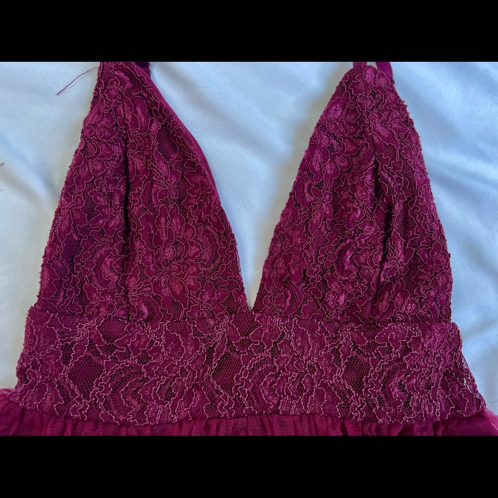 Tulle Plum Dress - Picture 3 of 3